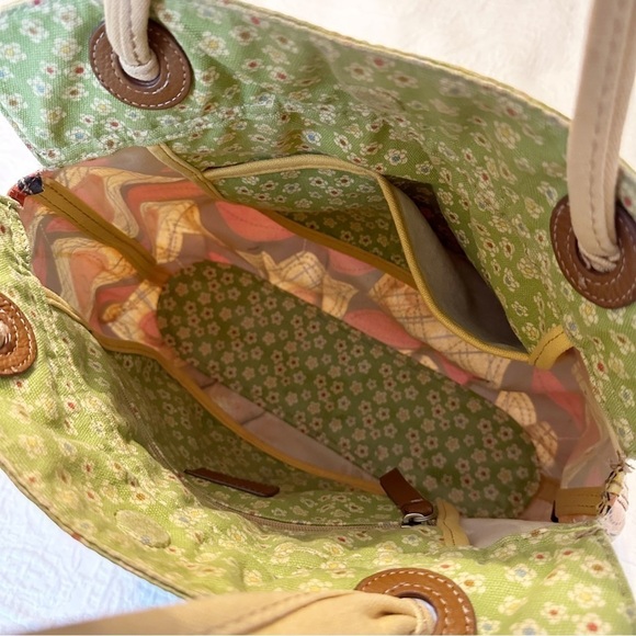 Fossil Coated Canvas Tulip Shoulder Hobo Bag - Picture 8 of 16